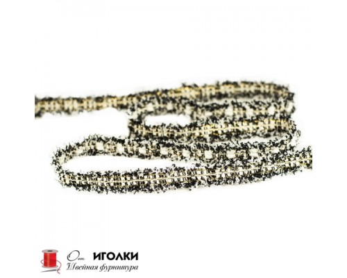 Тесьма Шанель шир.2 см (20 мм) арт.А7-46 цв.комбинированный уп.13,5 м